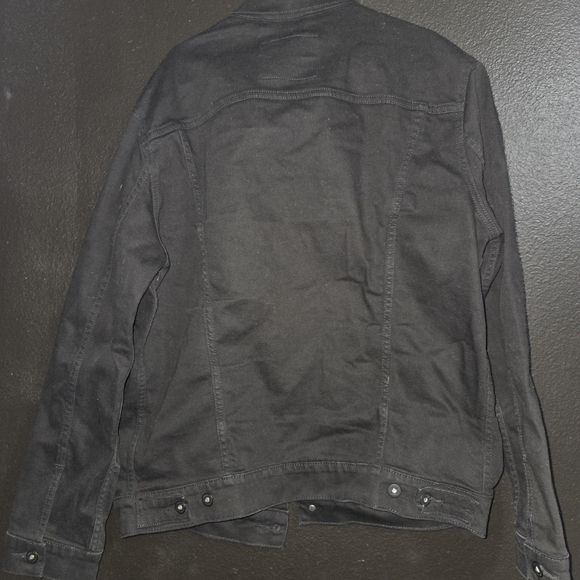 Levi's Men's Black Denim Jacket - Picture 4 of 5
